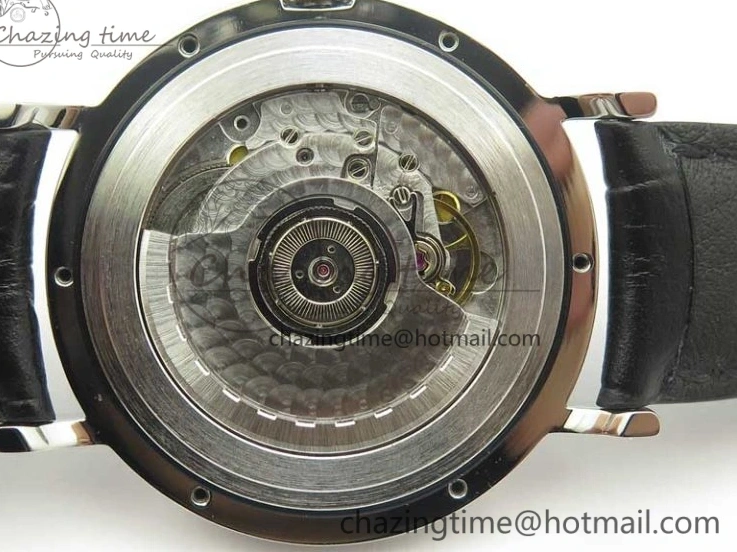 MIROTIME 0518 Portofino Automatic SS TWF 1:1 Best Edition Black Dial on Black Leather Strap A TravelReady 7199